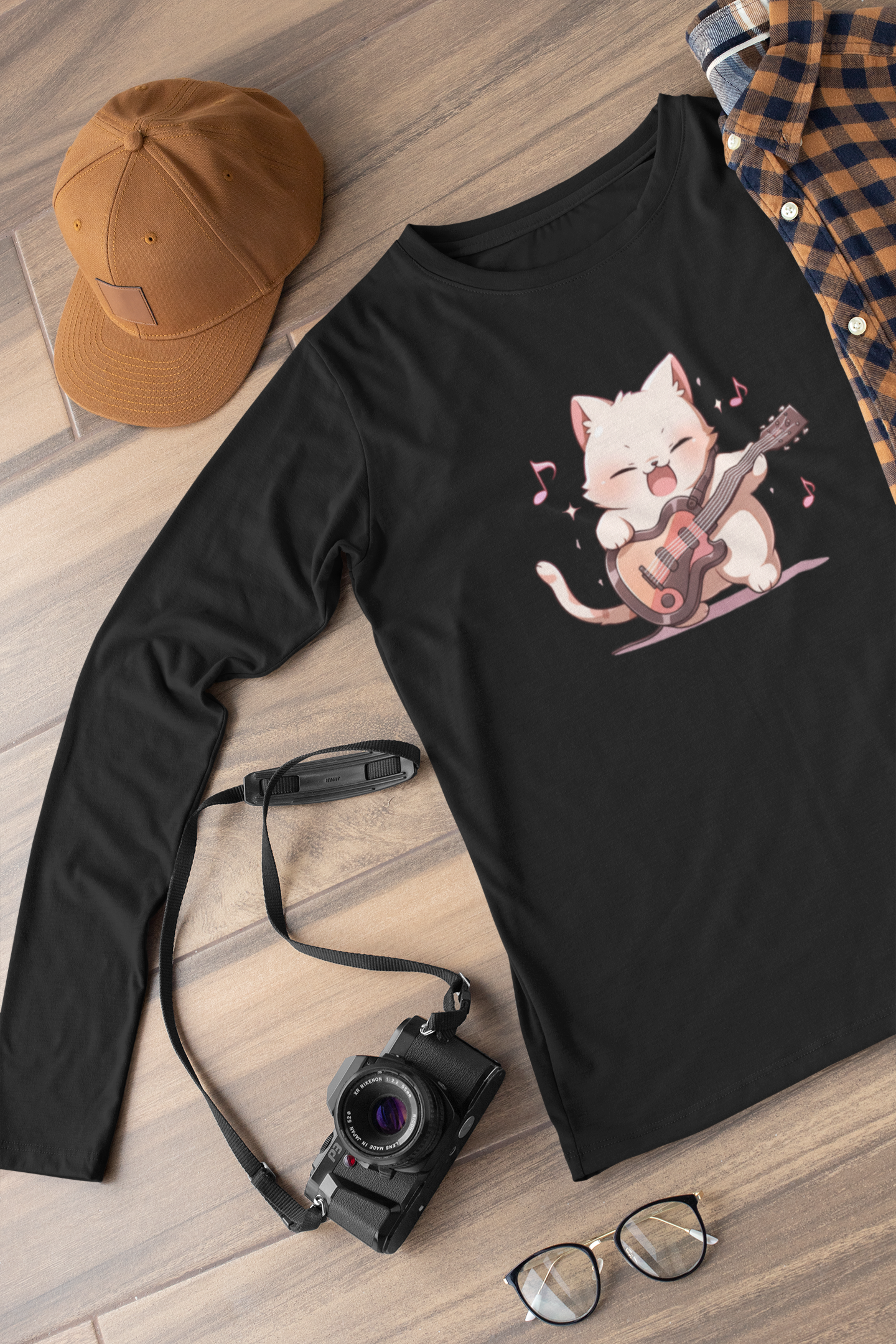 Purr-fect Rockstar Long Sleeve Tee