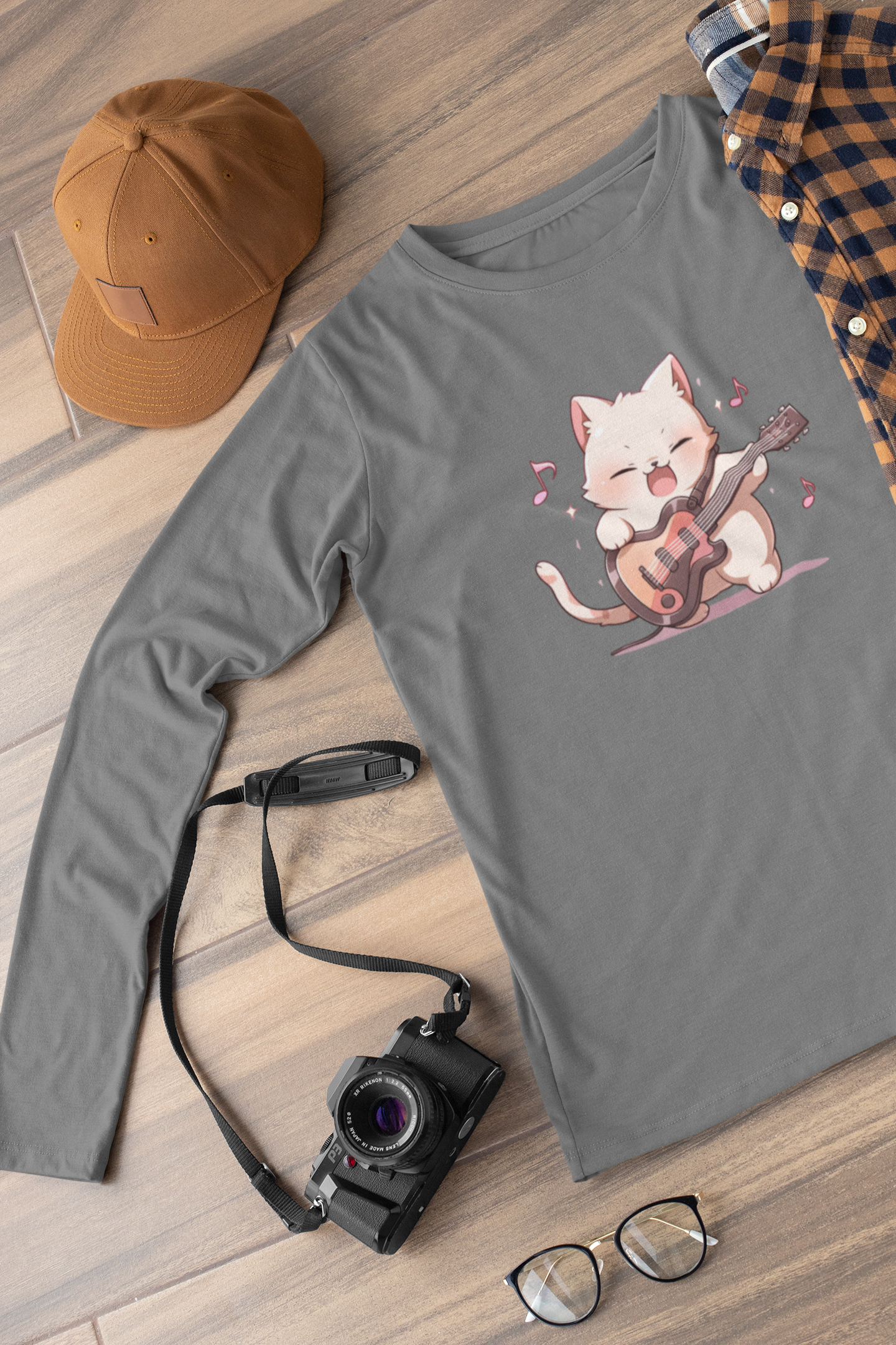 Purr-fect Rockstar Long Sleeve Tee