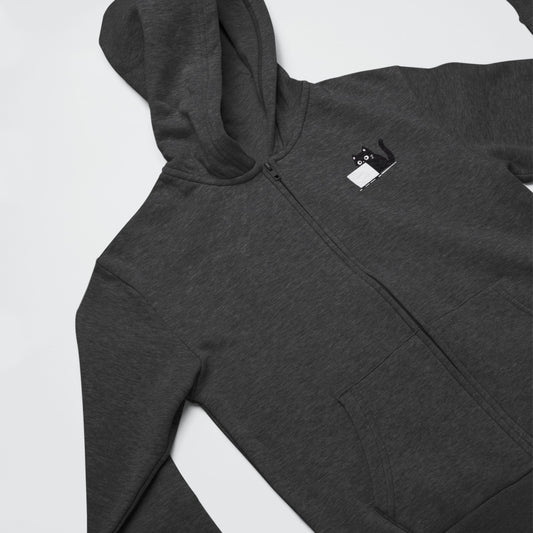 The Coding Cat Zip Hoodie