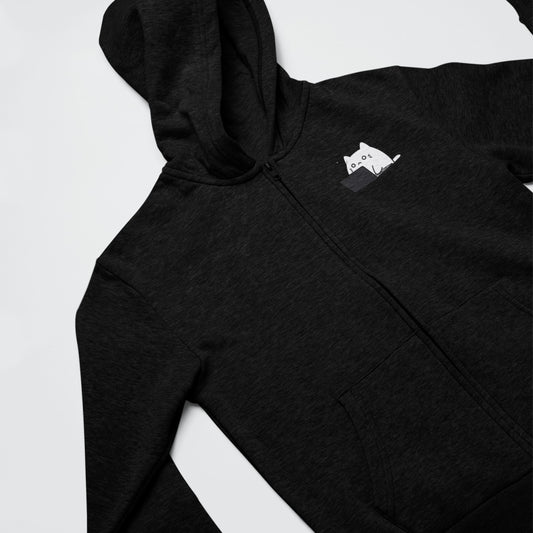Feline Productivity Zip Hoodie