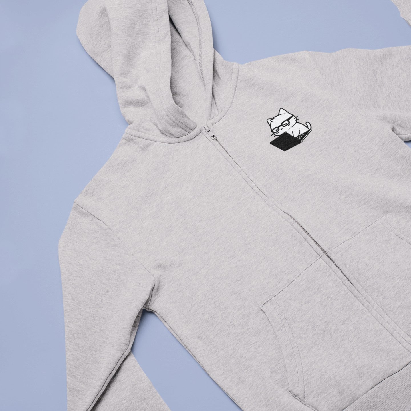 Purrgramming Cat Zip Hoodie