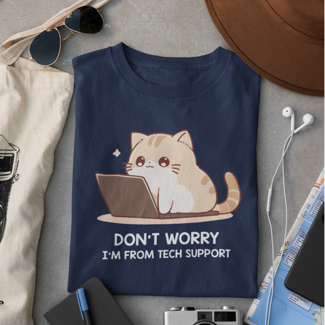 Tech Support Kitty T-Shirt