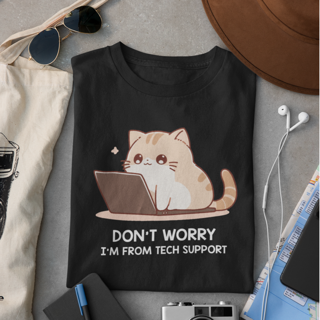 Tech Support Kitty T-Shirt