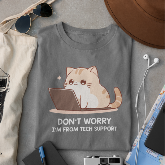 Tech Support Kitty T-Shirt