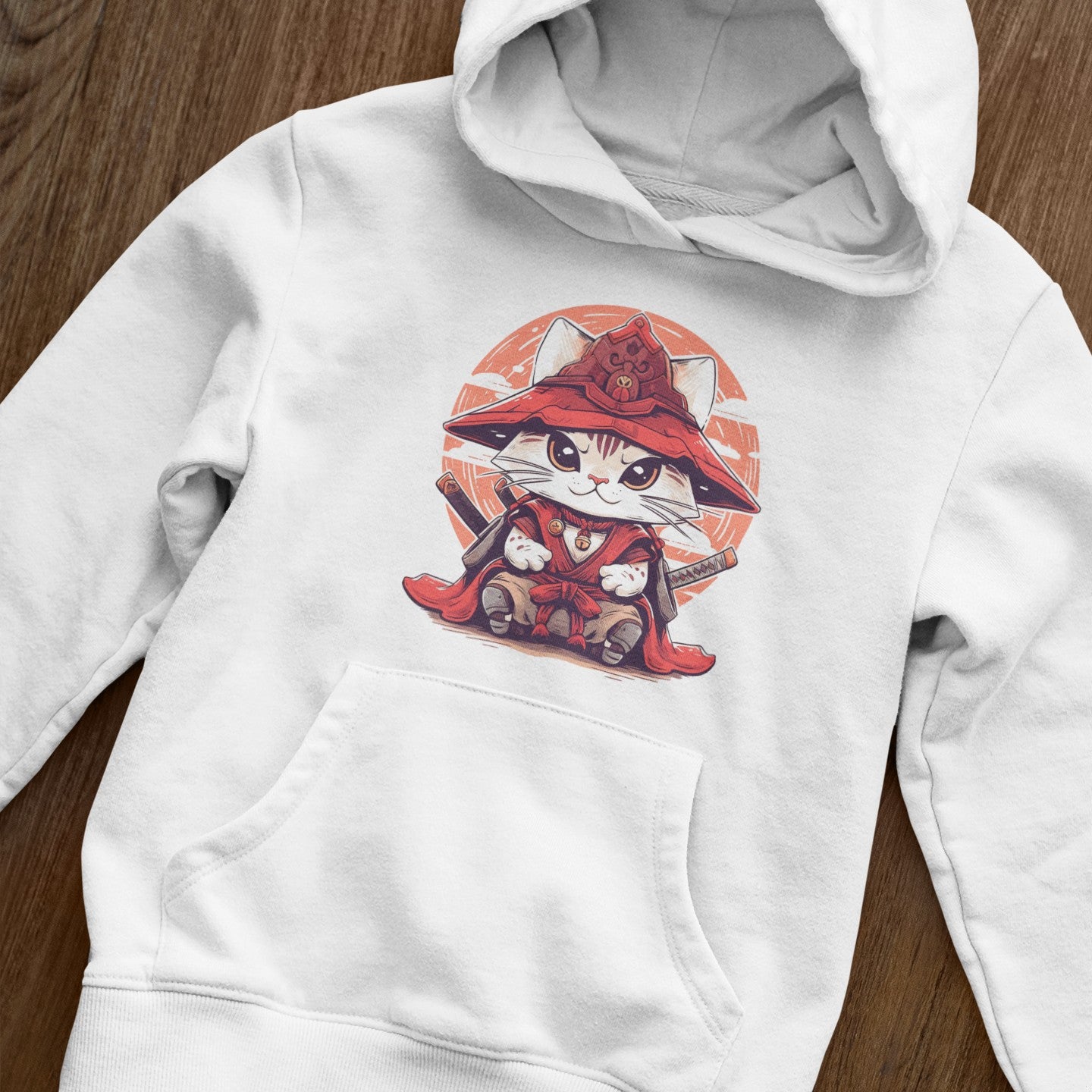Katana Kitty: The Samurai Cat Hoodie