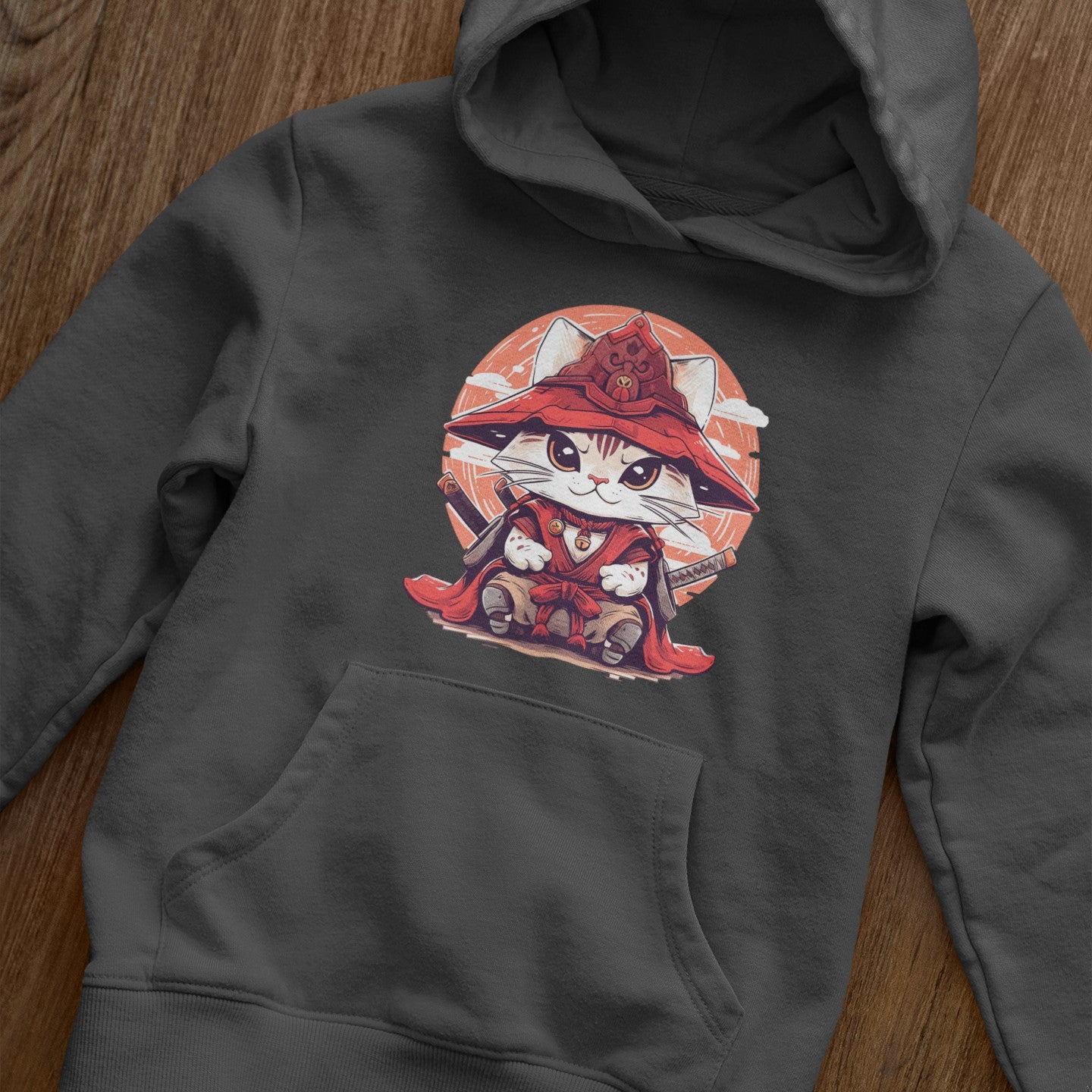Katana Kitty: The Samurai Cat Hoodie