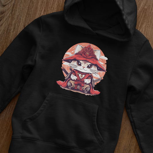 Katana Kitty: The Samurai Cat Hoodie