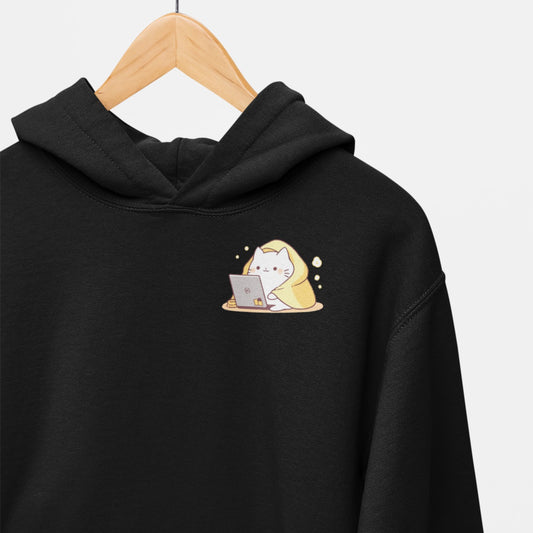 Feline Productivity Mode Hoodie