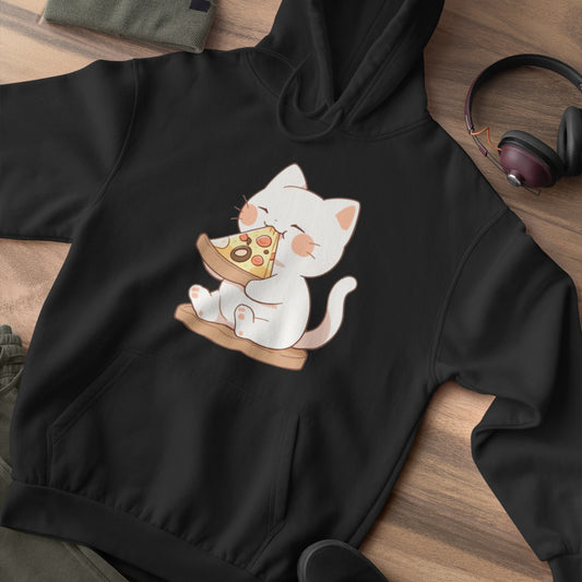 Cat Pizza Lover Hoodie