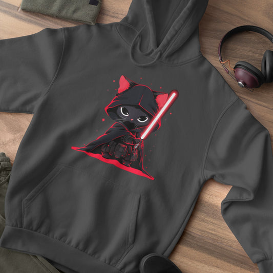 Cat Vader Hoodie: Embrace the Feline Dark Side!