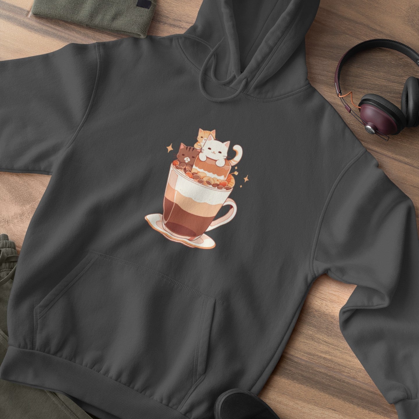 Catpuccino Crew Hoodie