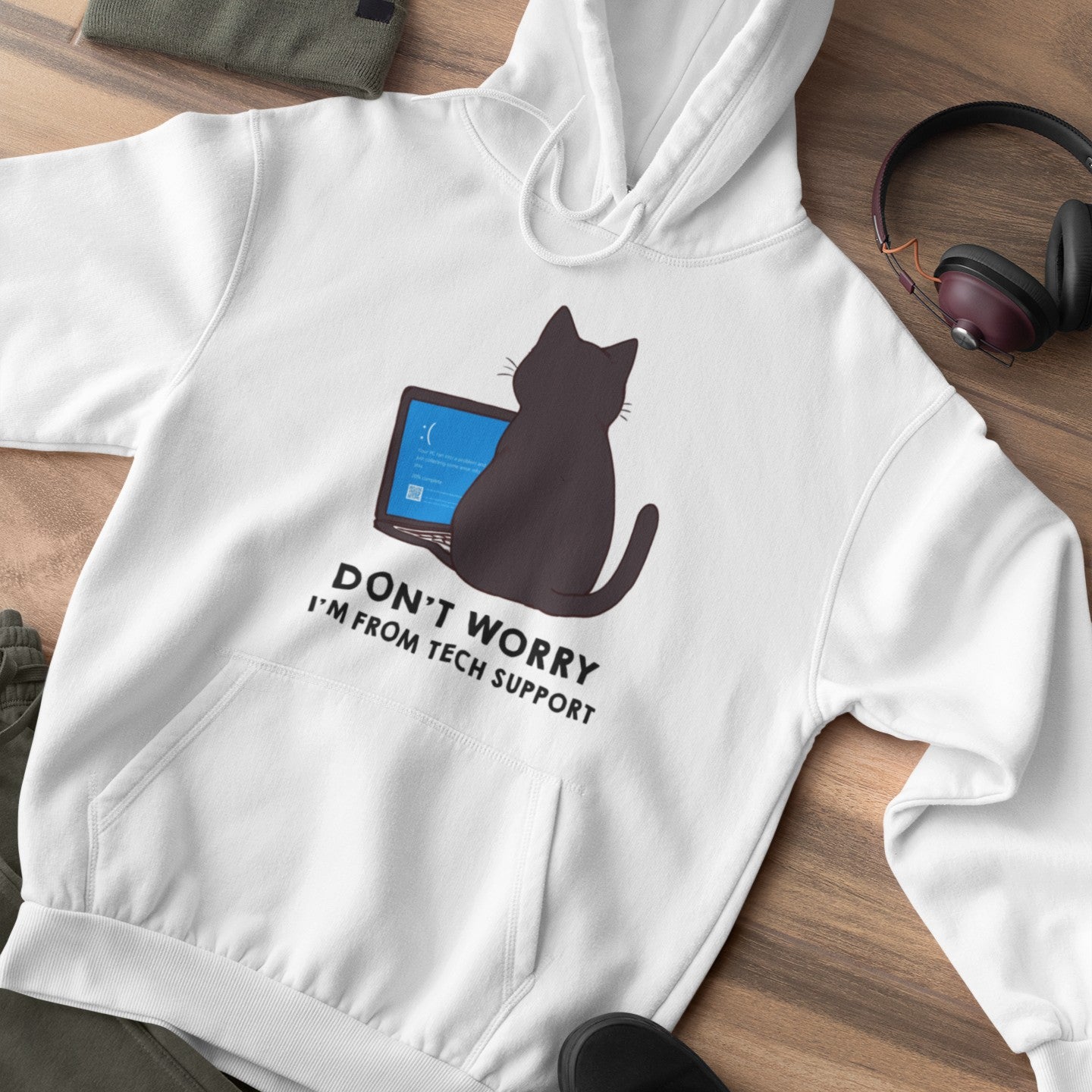 CatStrike Blue Screen Hoodie