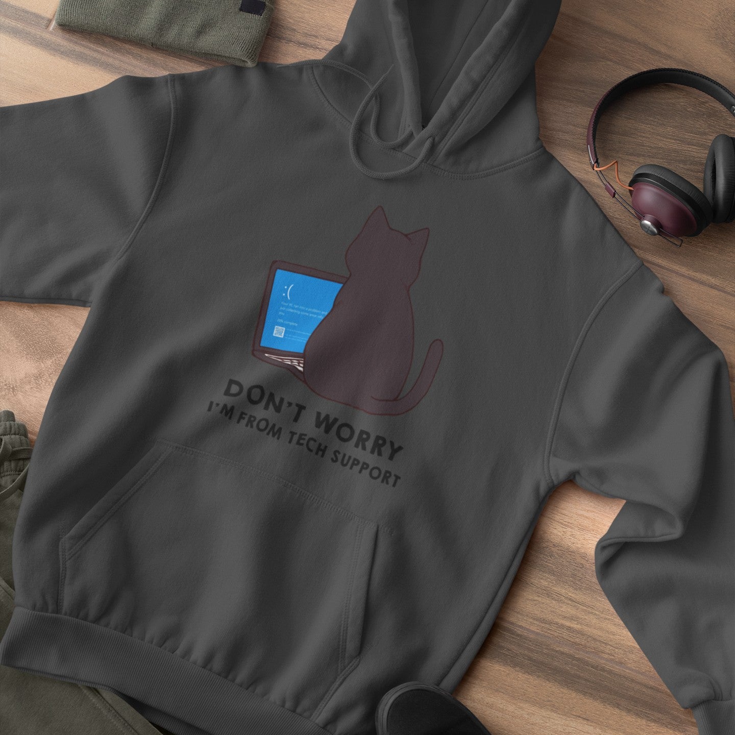 CatStrike Blue Screen Hoodie