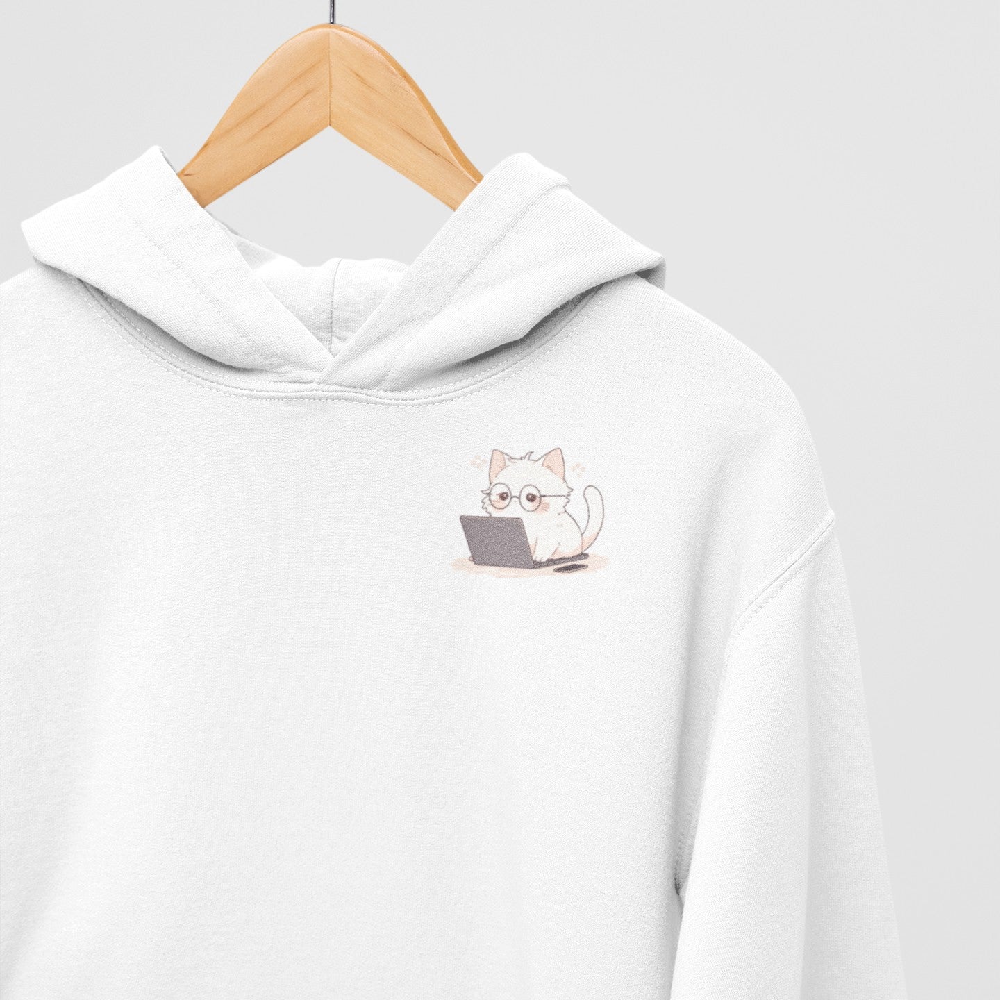 Cat 2025 face hoodie