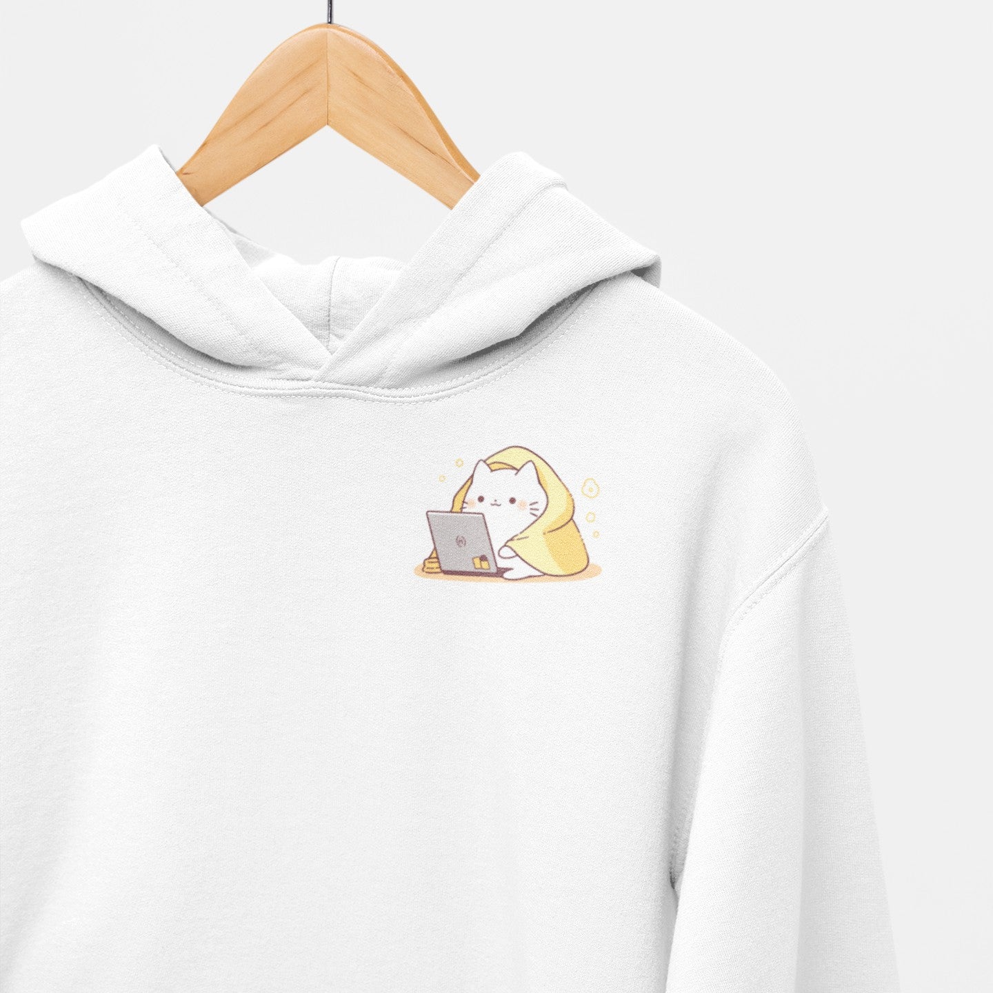 Feline Productivity Mode Hoodie