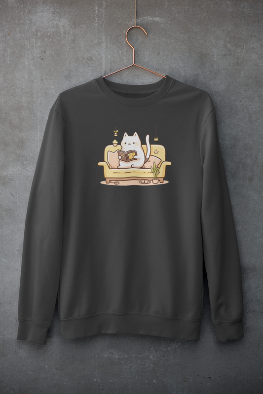 Bookworm Kitty Sweatshirt