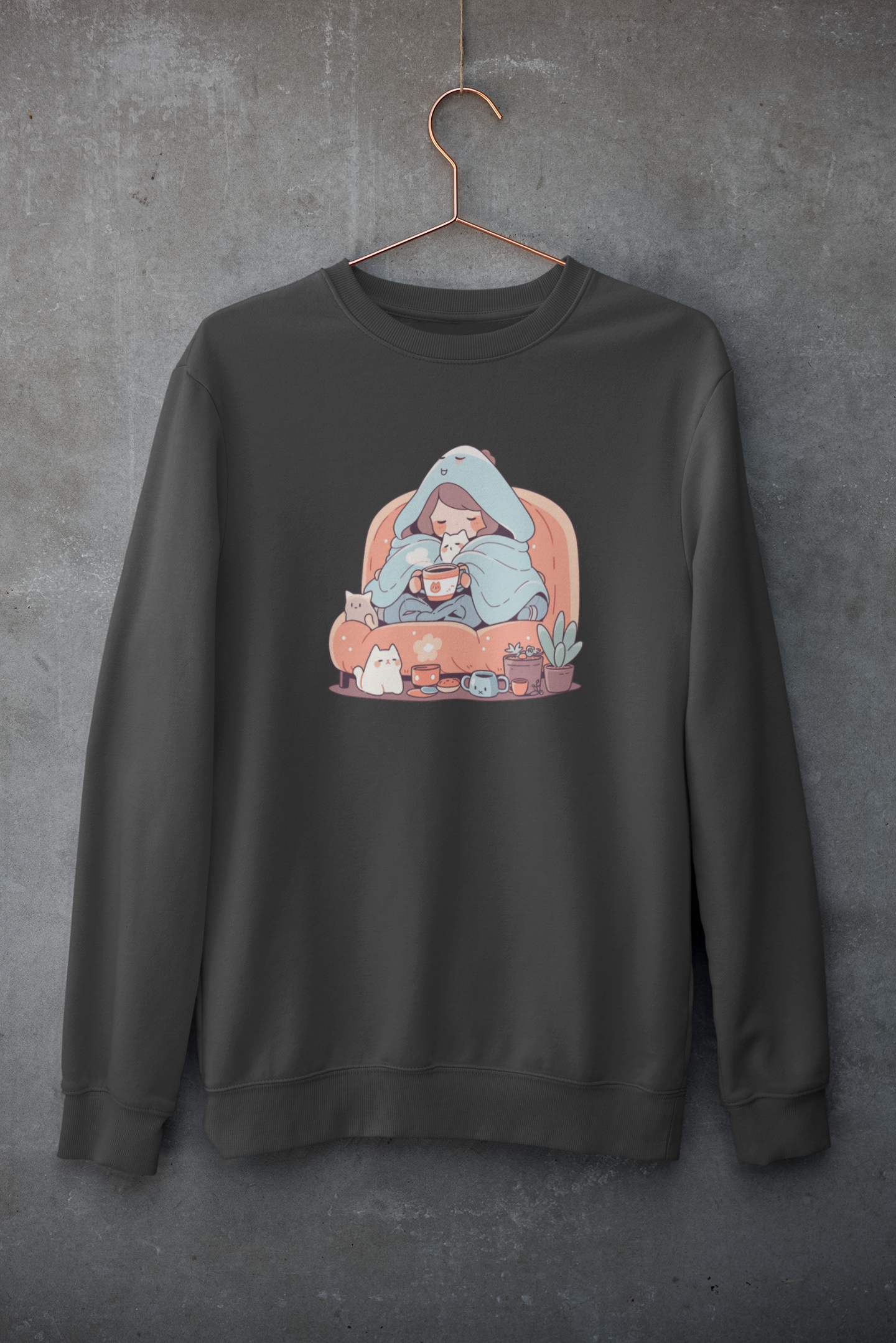 Cat Mom's Coffee Break Sweatshirt
