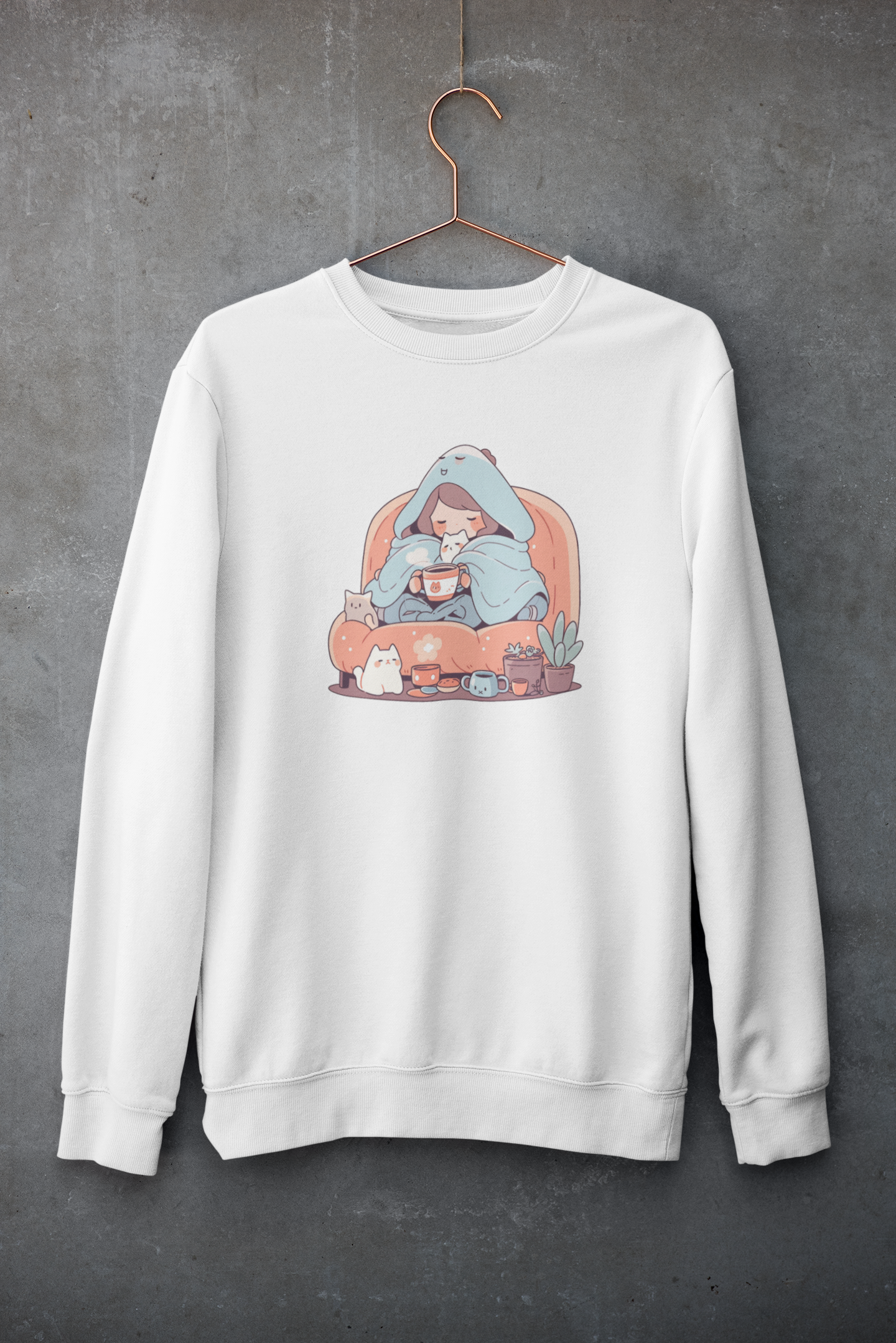 Cat Mom's Coffee Break Sweatshirt
