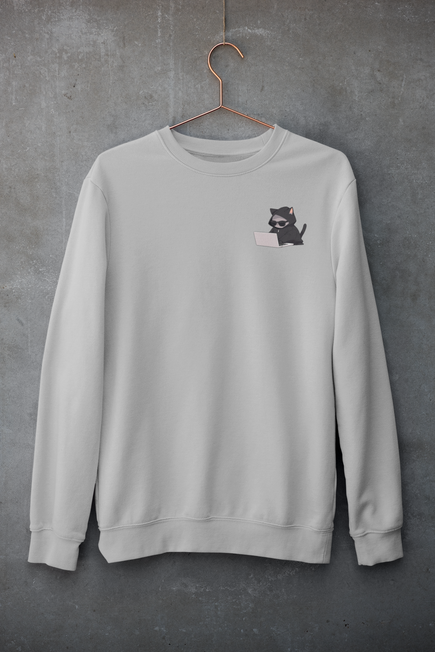 Cool Cat Hacker Sweatshirt