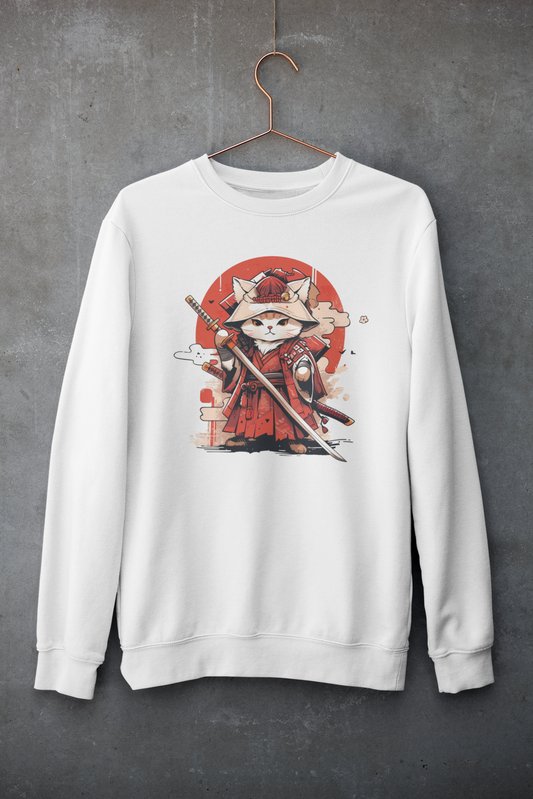 The Legendary Samurai Cat Sweatshirt