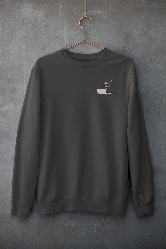 Cool Cat Hacker Sweatshirt