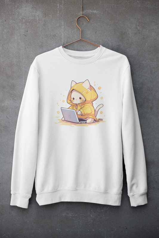 Kawaii Kitty Coder Sweatshirt