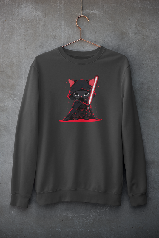 Cat Vader Sweatshirt: Embrace the Feline Dark Side!