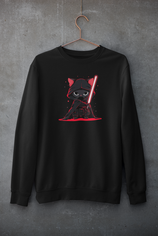 Cat Vader Sweatshirt: Embrace the Feline Dark Side!