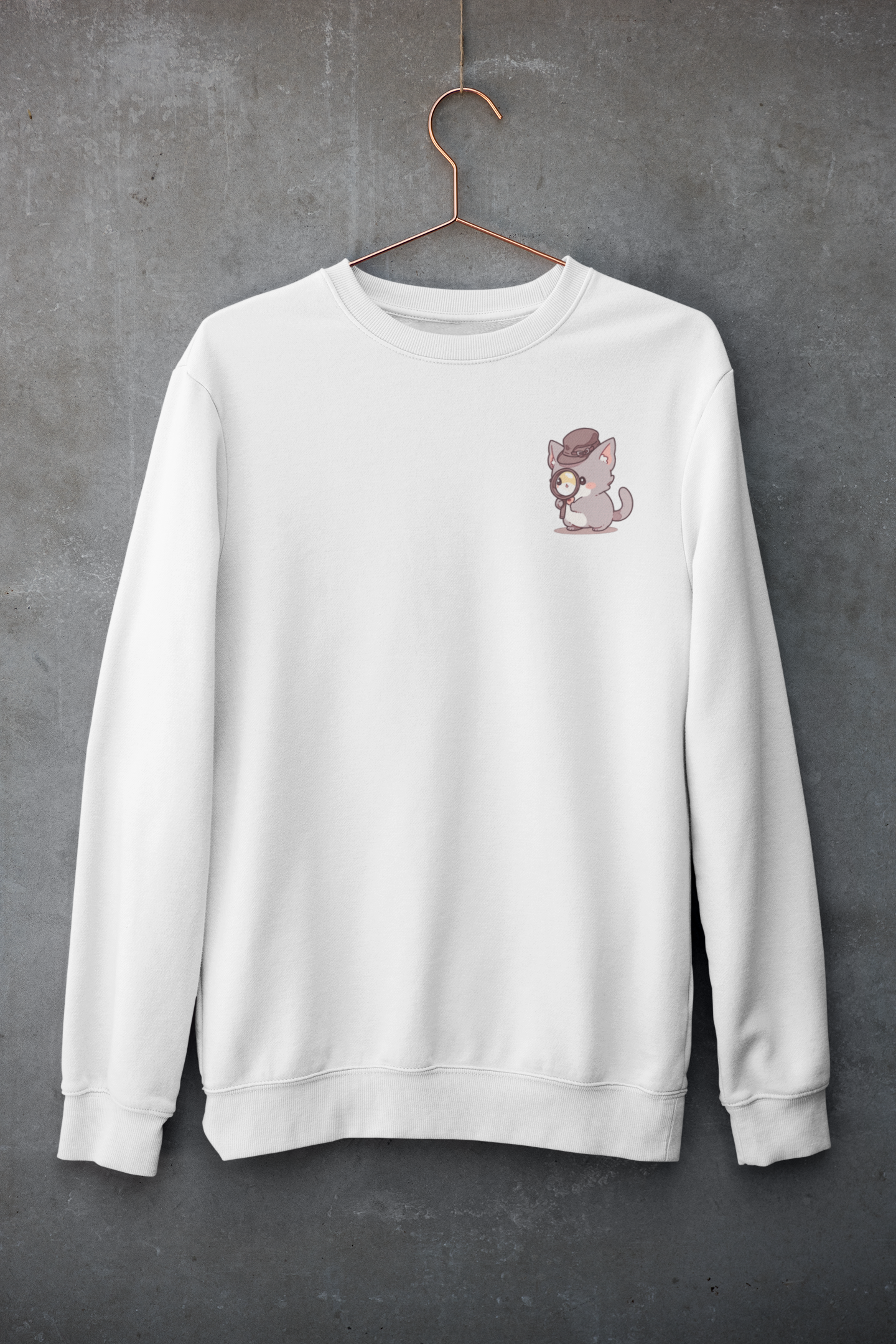 Purrlock Holmes Investigator Sweatshirt