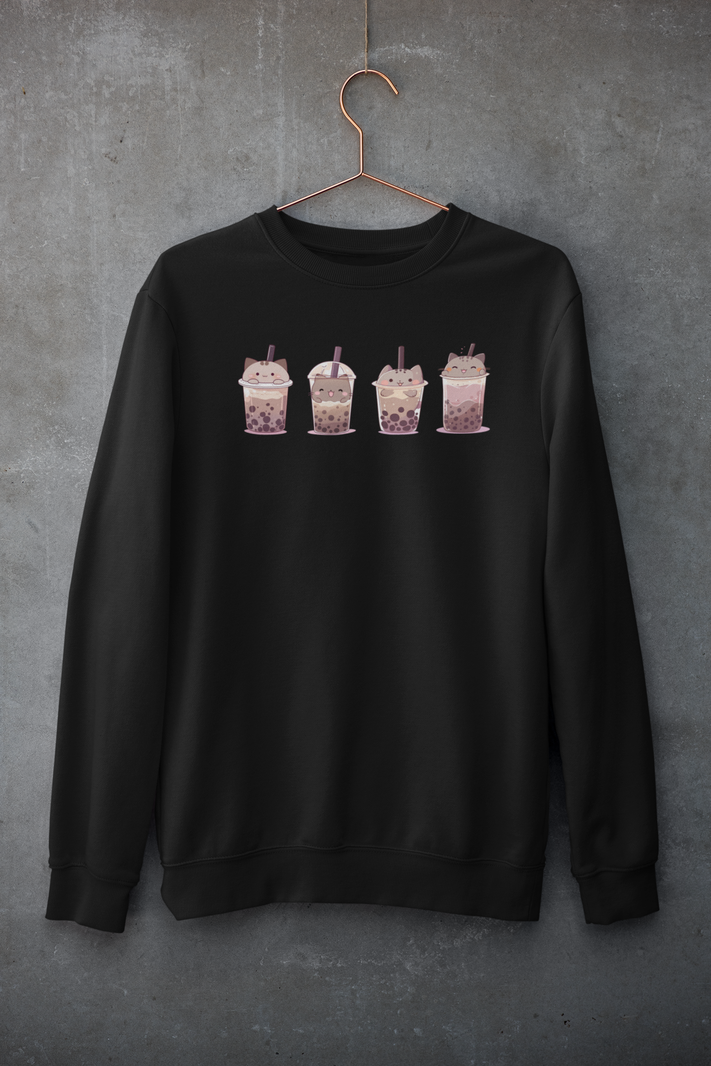 Boba Cat Party Sweatshirt