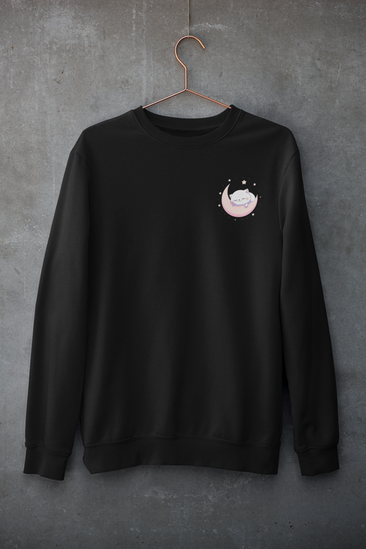 Crescent Cat Zzzzz Sweatshirt
