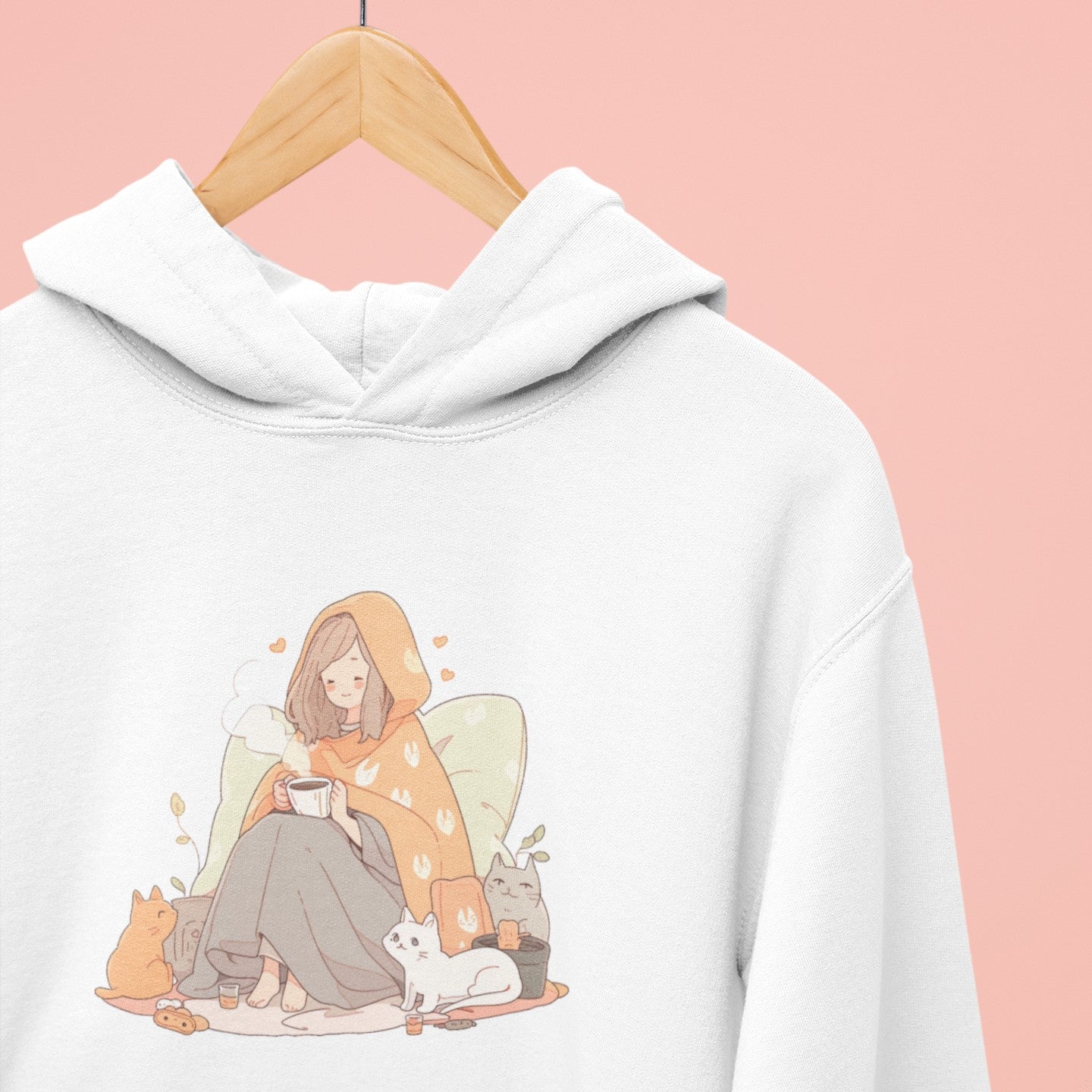 Cat Mom's Comfort Zone Hoodie