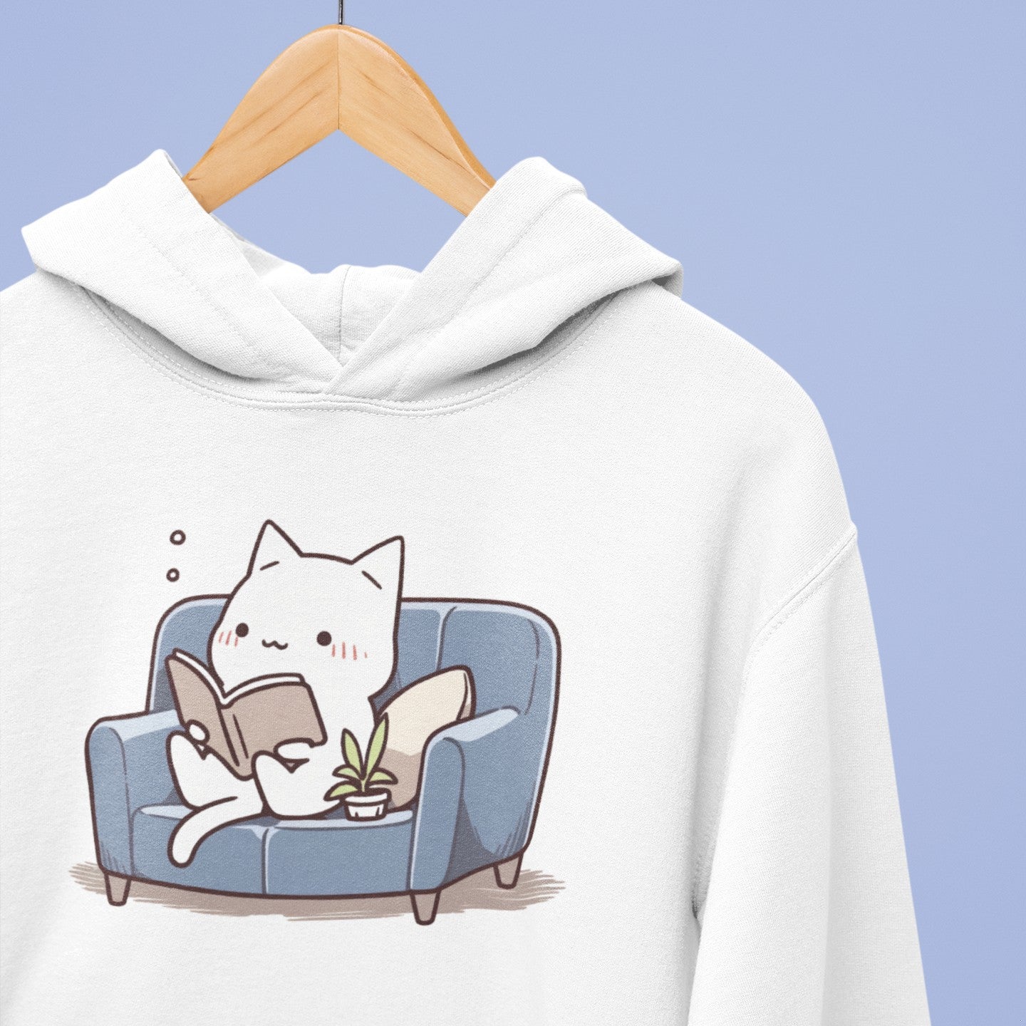 Cozy hoodie deals cat