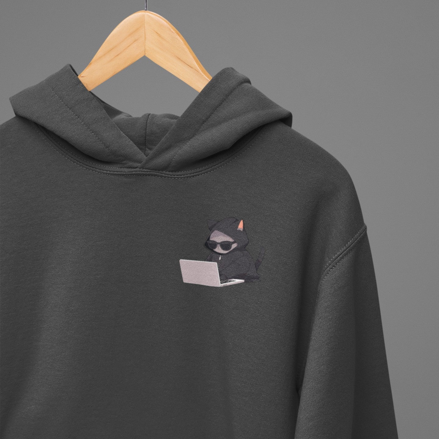 Cool Cat Hacker Hoodie