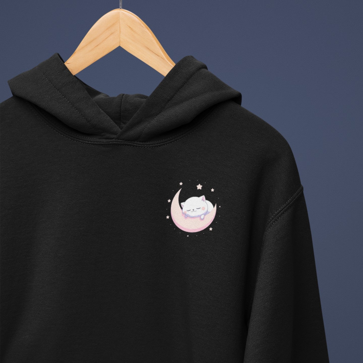 Crescent Cat Zzzzz Hoodie