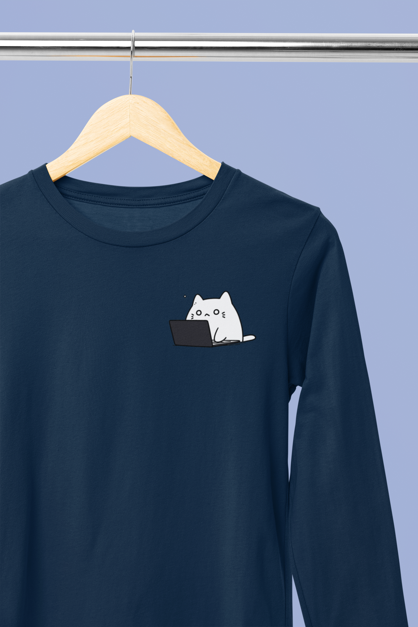 Feline Productivity Long Sleeve Tee