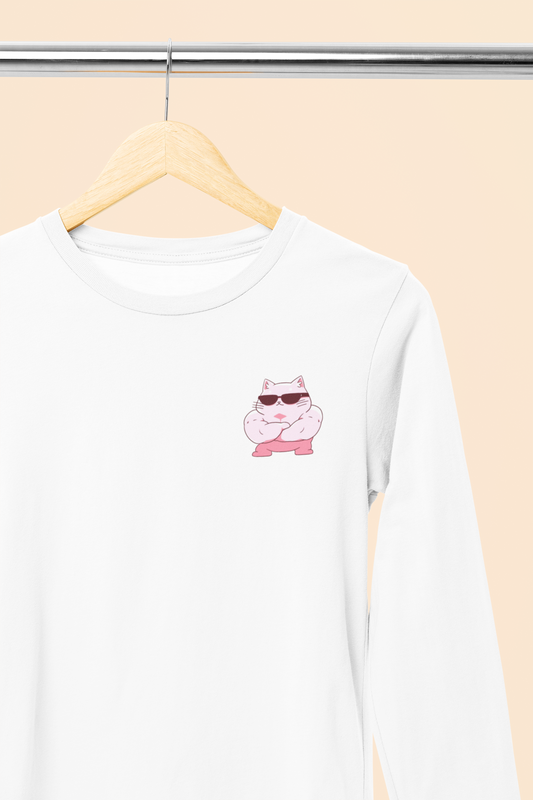Macho Kitty Cozy Long Sleeve Tee
