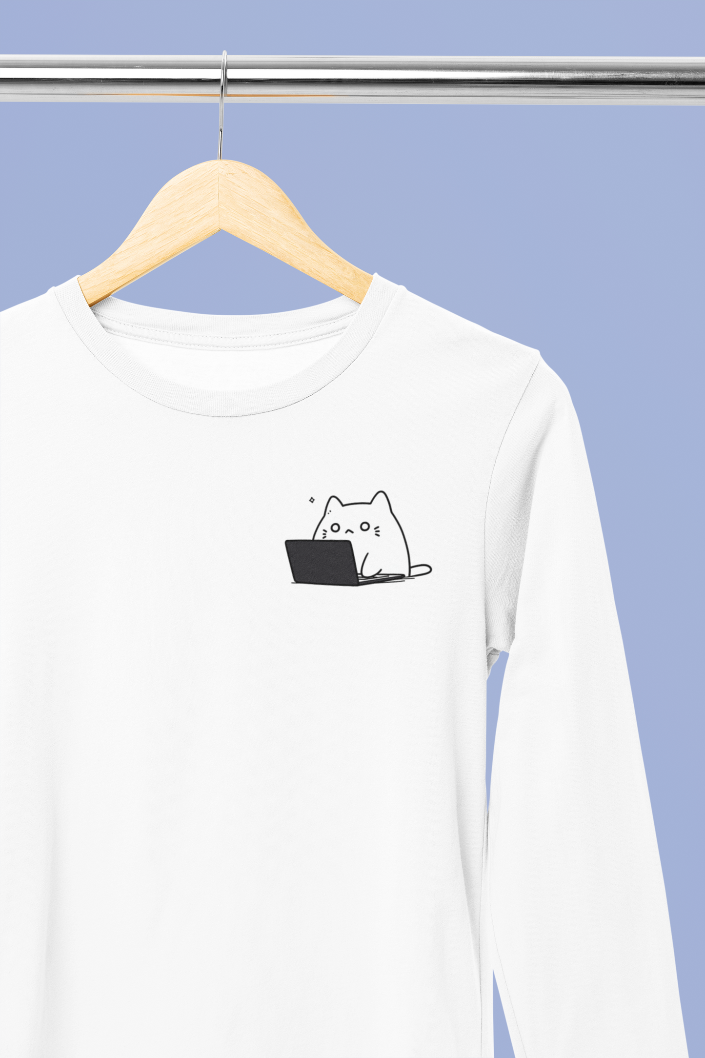 Feline Productivity Long Sleeve Tee