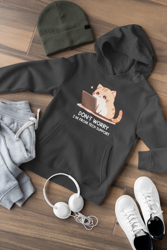 Tech Support Kitty Hoodie