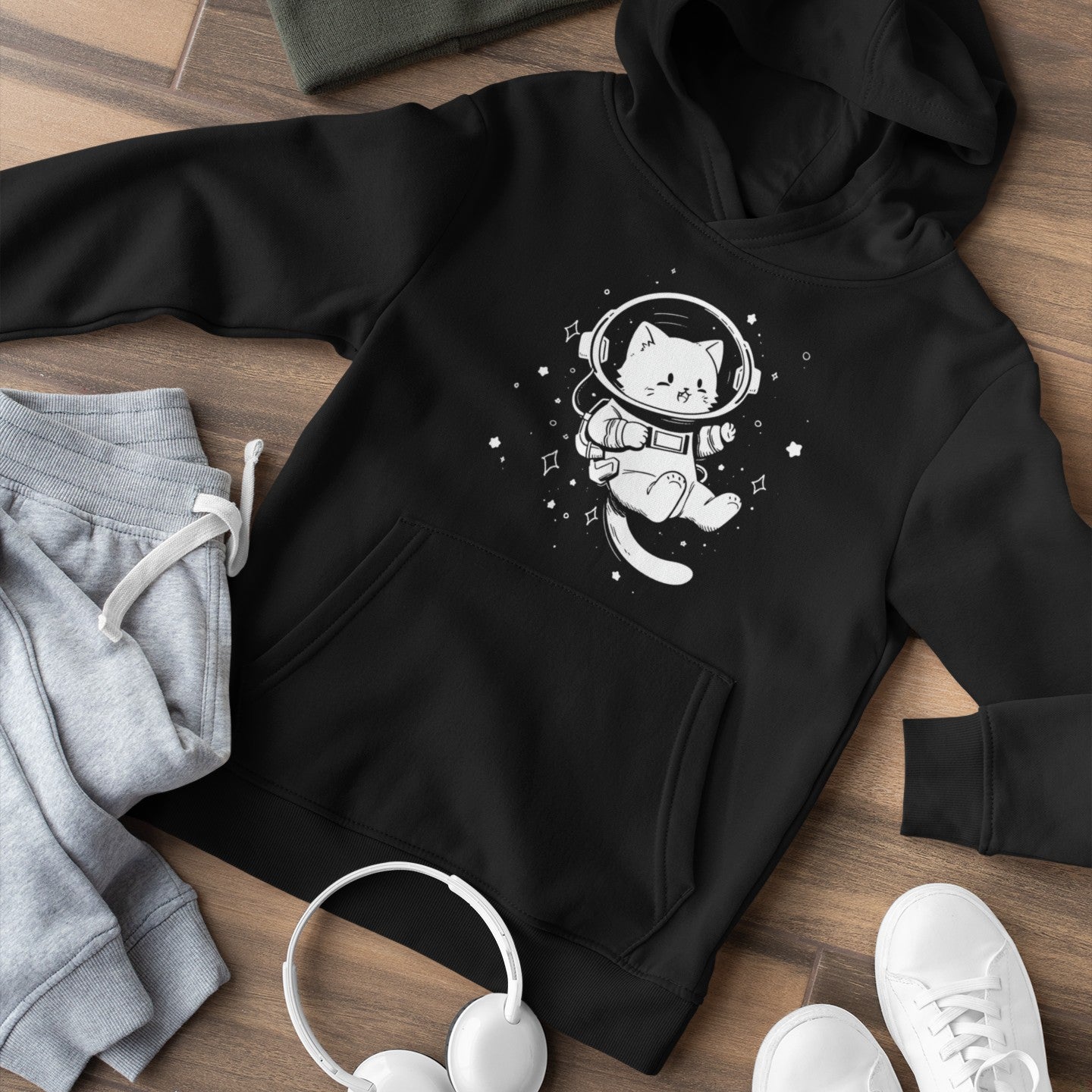 Galactic Cat Explorer Hoodie