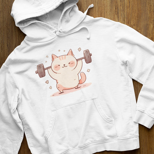 Purrfectly Strong Cat Hoodie