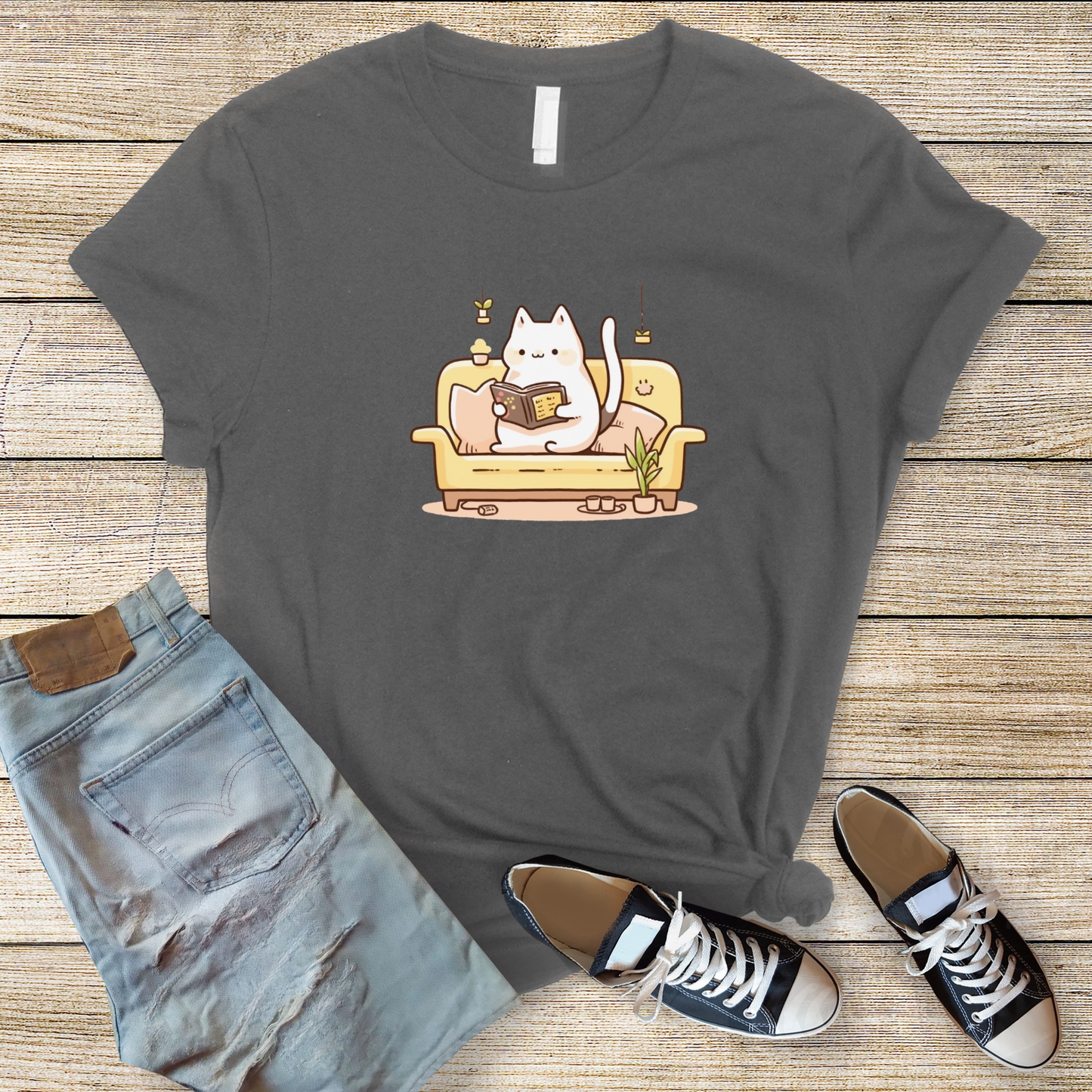 Bookworm Kitty T-Shirt