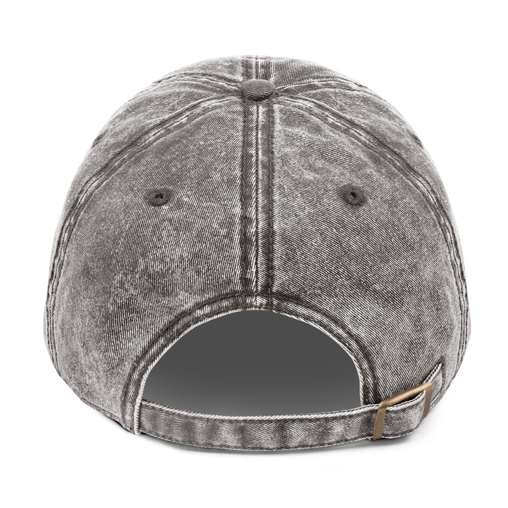 The Coding Cat Vintage Cotton Twill Cap
