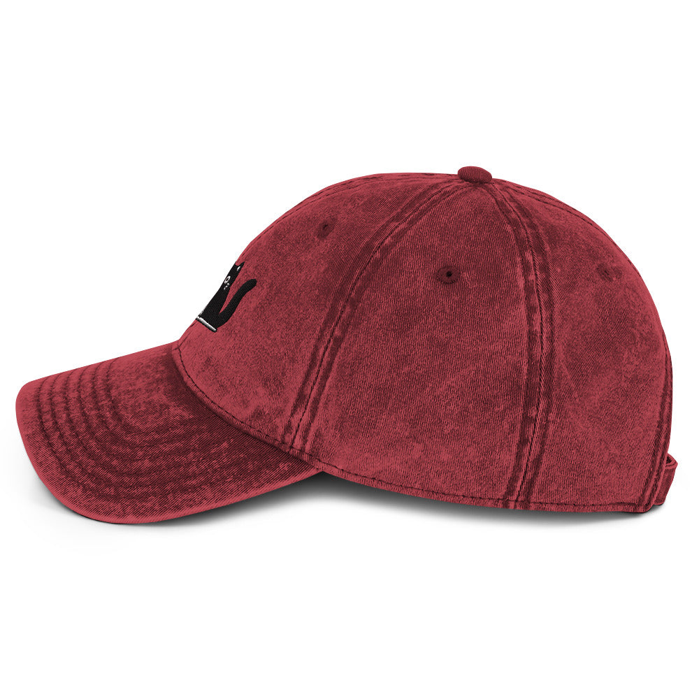 The Coding Cat Vintage Cotton Twill Cap