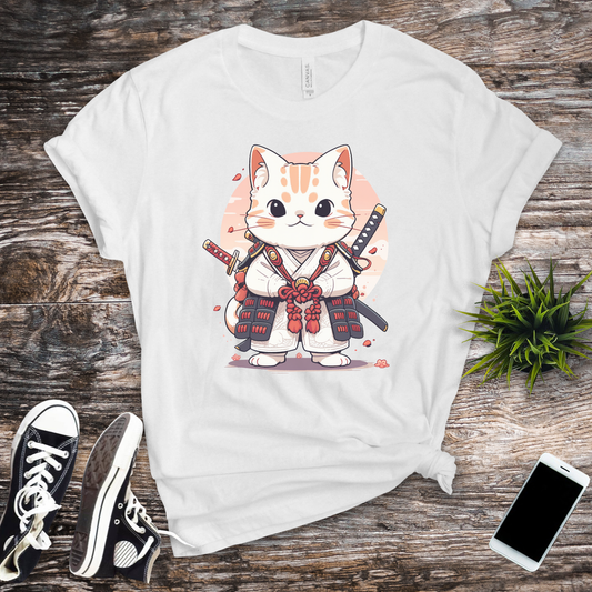 Cute Ronin Cat T-Shirt