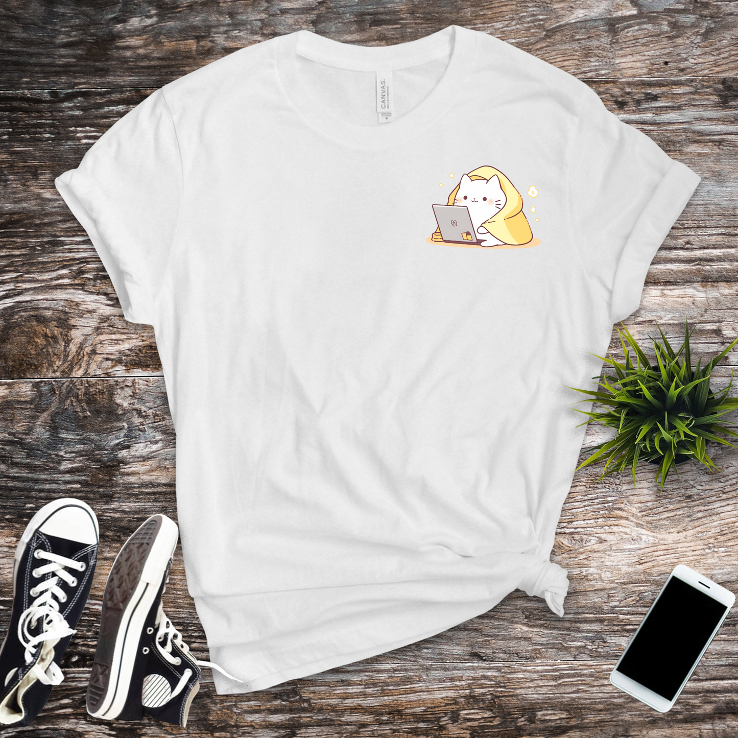 Feline Productivity Mode T-Shirt