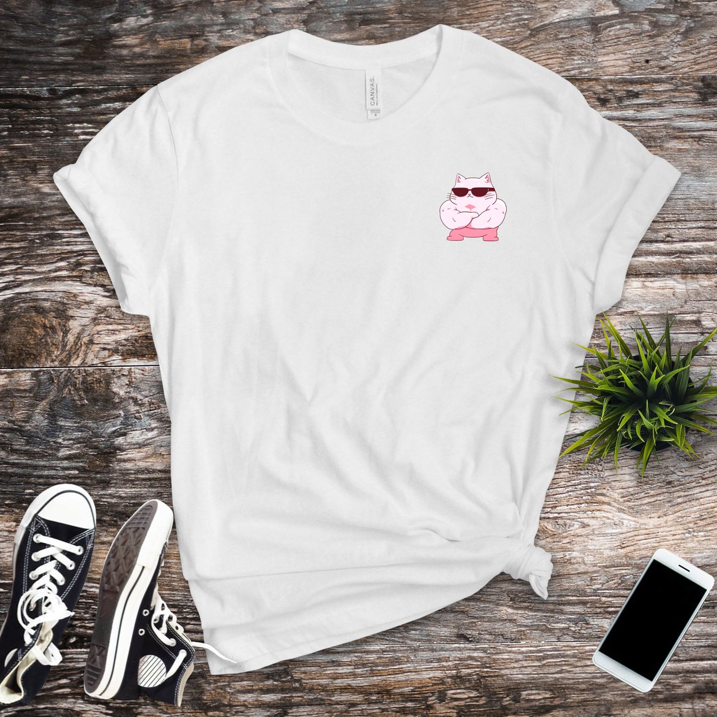 Macho Kitty Cozy T-Shirt