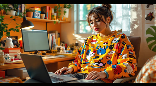Coding Cat Sweatshirts for Cozy Work-from-Home Days