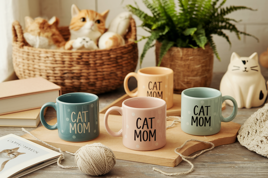 Cover image for 5 Premium Cat Mugs Cat Moms Love for 2025