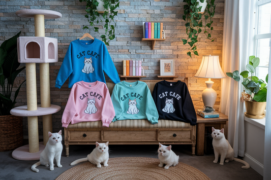 Cover image for Best 2025 Cat-Themed Sweatshirts for Music Loving Cat Lovers